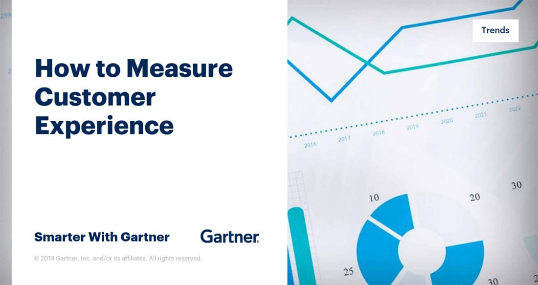 Gartner How To Measure Customer Experience